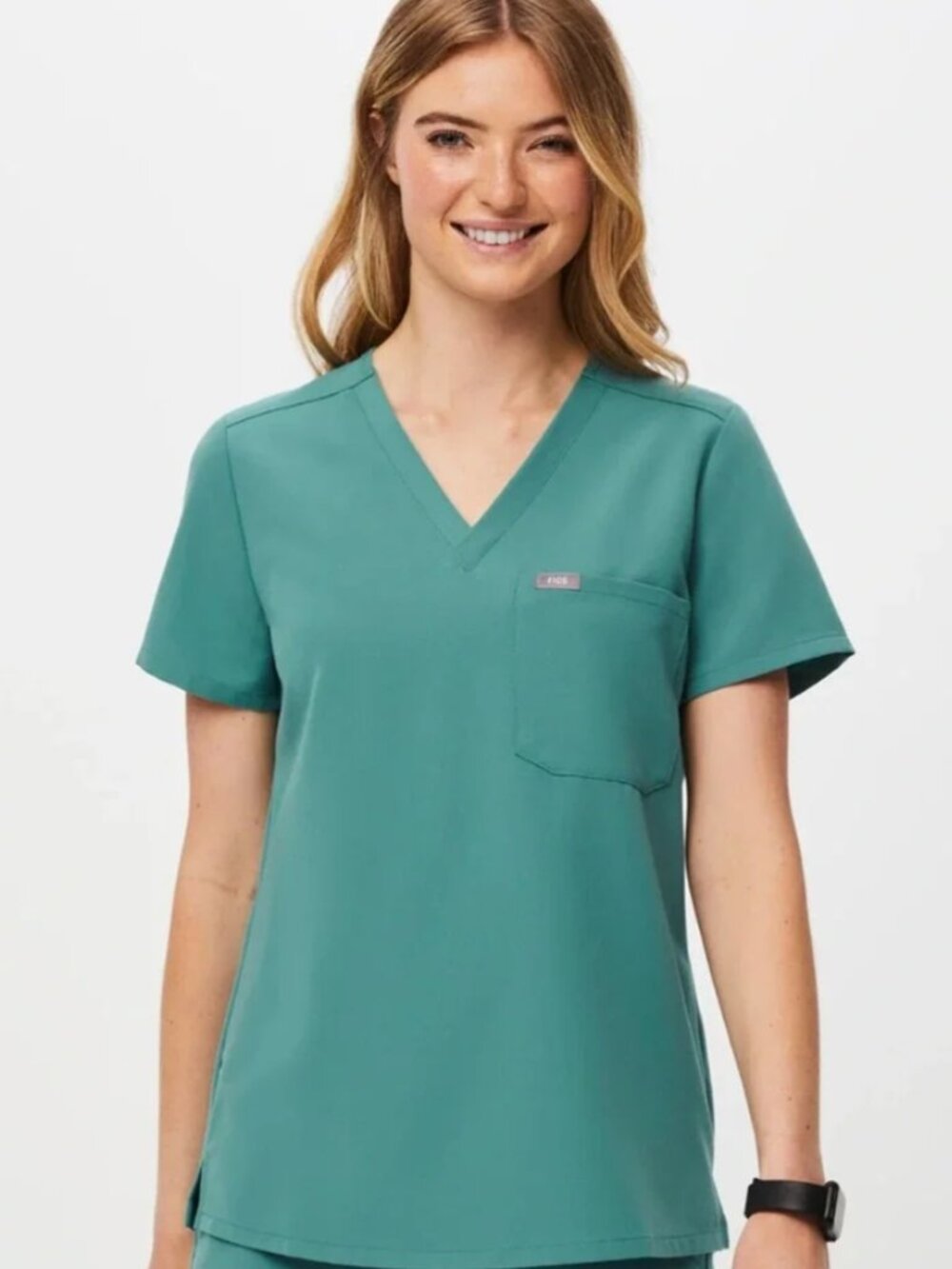 FIGS Scrub Set | Color: Cactus | Catarina XXS Top, Yola XS Bottom